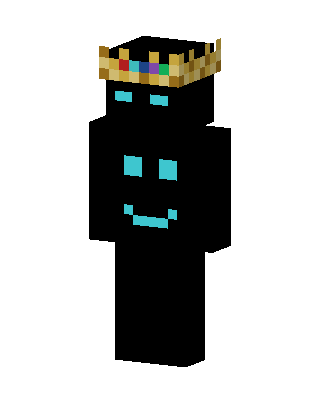 Black Glowing Royal skin, 3D preview