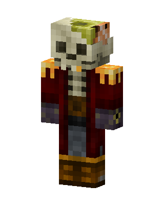 Skeleton Captain Minecraft skin