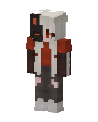 White Animal skin, 3D preview