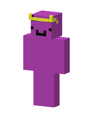 Purple Guy Crown skin, 3D preview