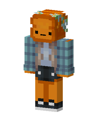 Pumpkin Cutie skin, 3D preview