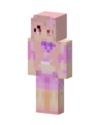 Pastel Pink Girl Minecraft skin