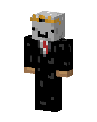 Black King Minecraft skin