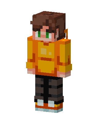 Orange Player Boy Minecraft skin