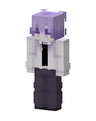 White Player Girl skin, 3D preview