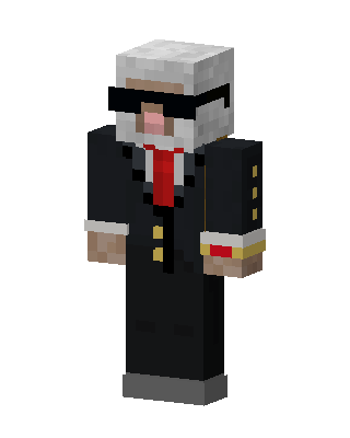 Suited Sunglasses Boss skin, 3D preview