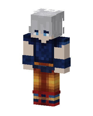 Ultra Instinct Goku skin, 3D preview