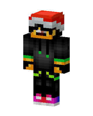 Santa Hat Streetwear skin, 3D preview