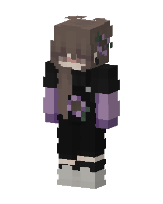 Lavender Grunge skin, 3D preview