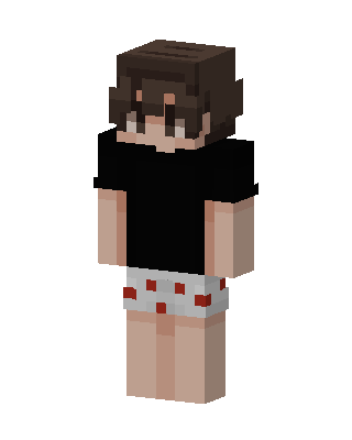 Black Player Boy skin, 3D preview