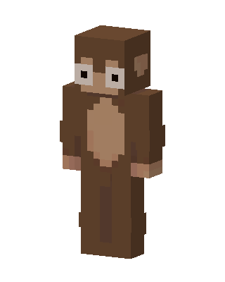 Monkey skin, 3D preview