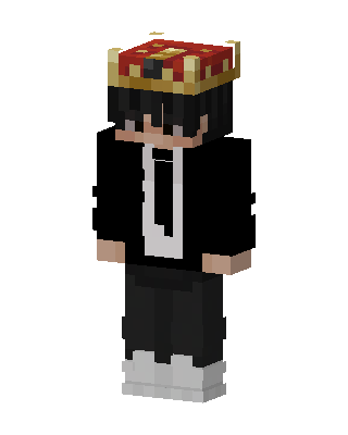 Crowned Suit Boy skin, 3D preview