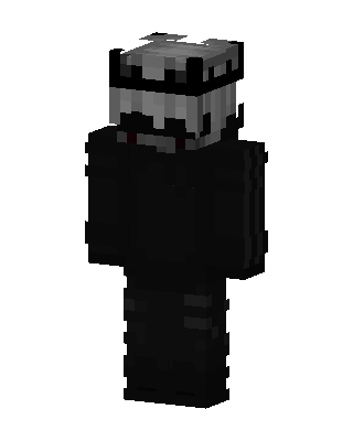 Black Fighter Boy skin, 3D preview