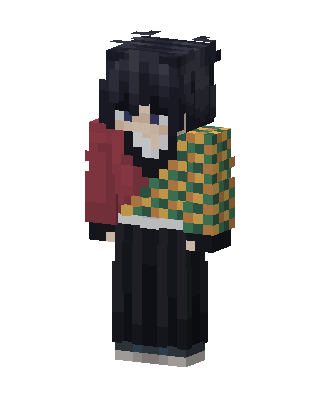 Giyu Tomioka skin, 3D preview