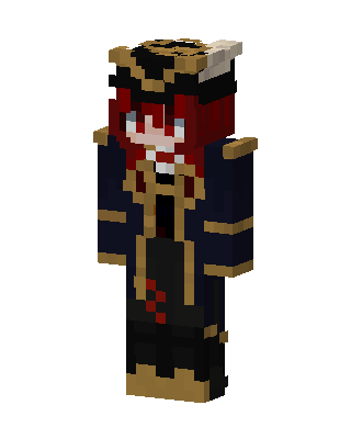 Pirate Captain skin, 3D preview