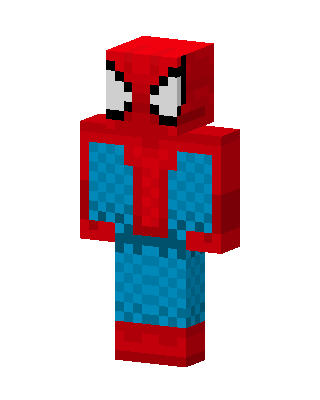 Spider-Man skin, 3D preview