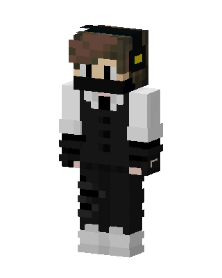 Masked Headphone Guy skin, 3D preview
