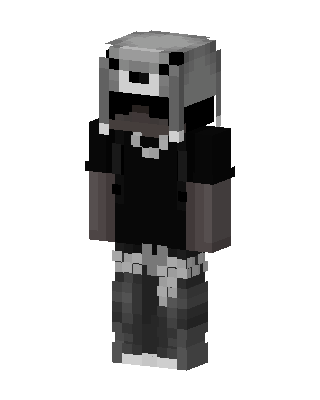 Black Emo Boy Minecraft goth skin