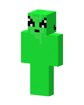 Green Alien Minecraft creeper skin