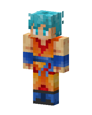 Goku Super Saiyan Minecraft skin