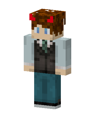 Devil Horn Boy skin, 3D preview