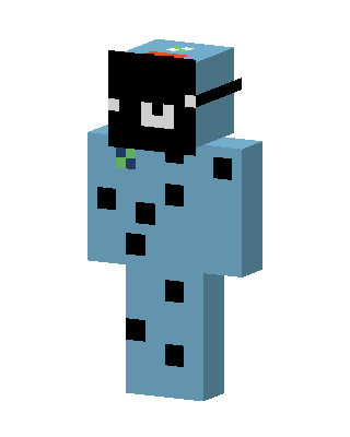 Spotted Pajama Cat skin, 3D preview