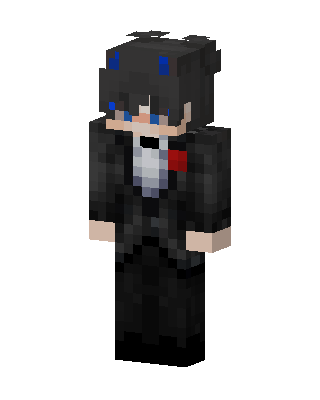Tuxedo Demon skin, 3D preview