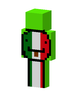 Dream Italy Flag Minecraft Dream skin