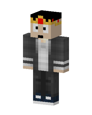 Crowned Jacket Guy skin, 3D preview