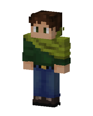 Scarf Explorer skin, 3D preview