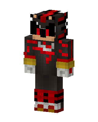 Shadow The Hedgehog Minecraft skin