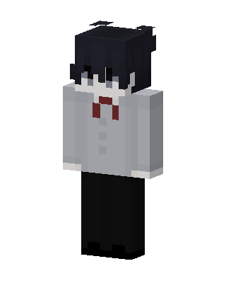 Red Bow Schoolboy skin, 3D preview