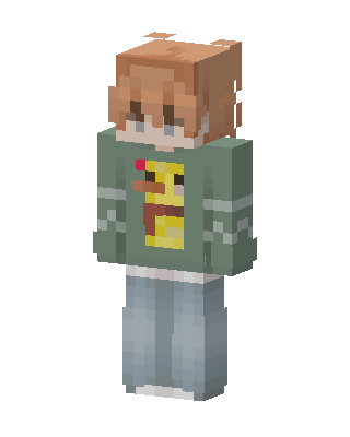 Green Player skin, 3D preview