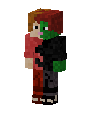 Red Player Girl Minecraft skin