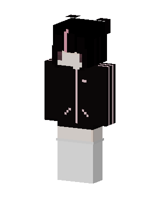 Pink Zip Hoodie Minecraft skin
