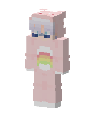 Care Bear Onesie skin, 3D preview
