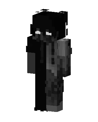 Black Glowing Villain Boy Minecraft skin