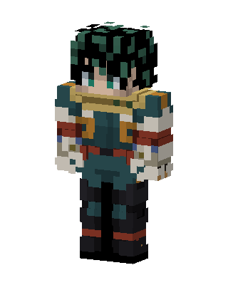 Teal Hero Boy Minecraft skin