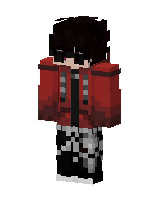 Crimson Hoodie Minecraft skin