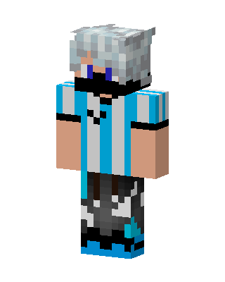 Argentina Jersey Boy skin, 3D preview