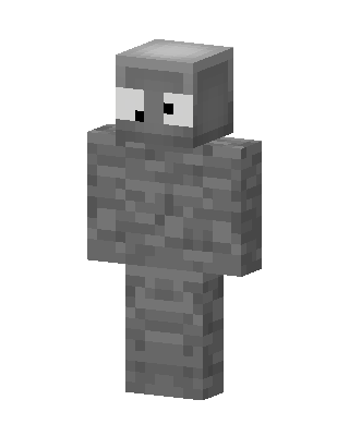 Googly Stone skin, 3D preview