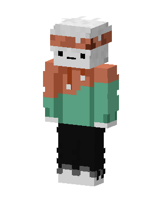 Cozy Hoodie Kid skin, 3D preview