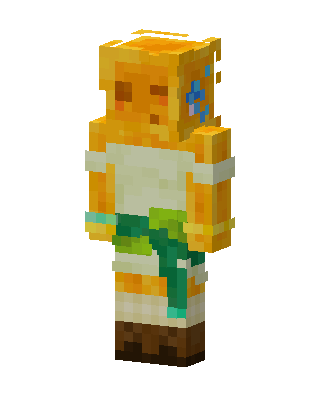 Honey Golem skin, 3D preview