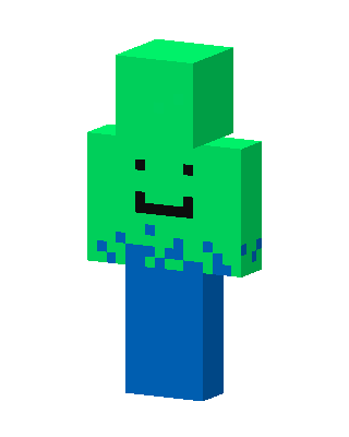 Slime Drip skin, 3D preview