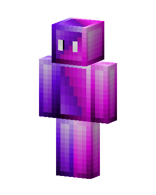 Violet Blob skin, 3D preview