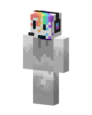 Gray Gamer Minecraft skin
