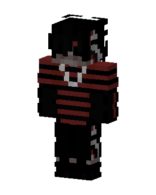 Black Ninja Boy skin, 3D preview