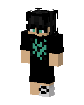 Teal Emblem Boy skin, 3D preview