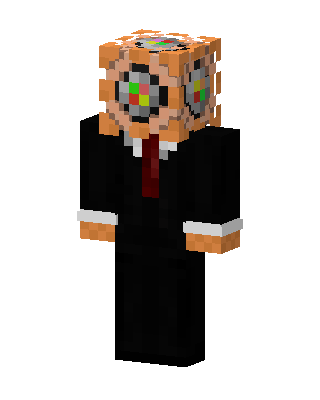 Command Block Suit skin, 3D preview