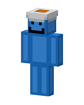 Blue Sailor skin, 3D preview